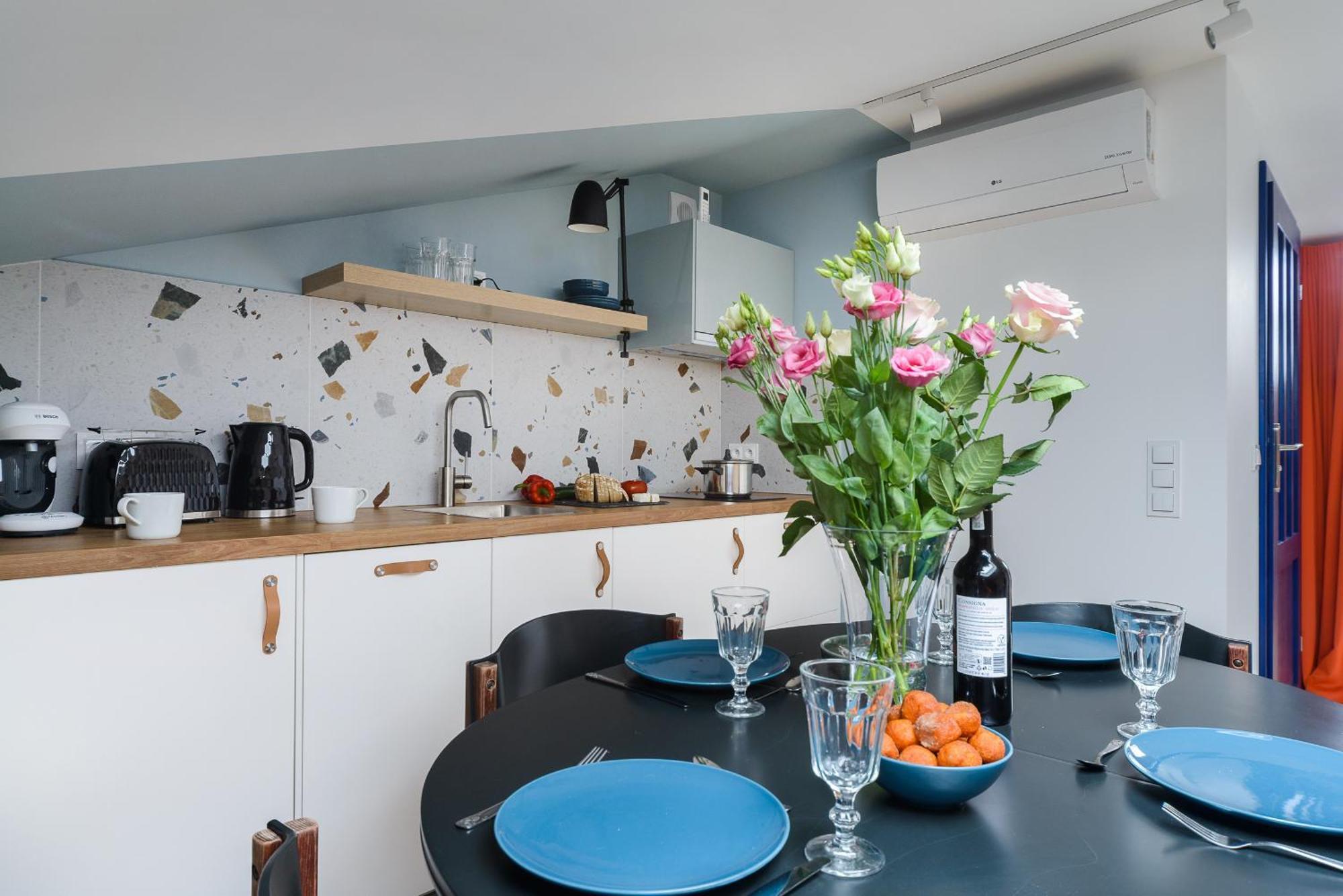 Zoliborz P&O Serviced Apartments Warschau Zimmer foto